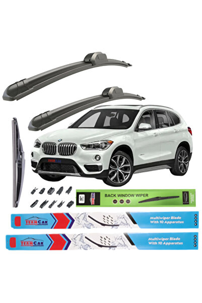TEAMCAR Ștergătoare de parbriz BMW X1 F48 (2015-2022) Set complet față + spate