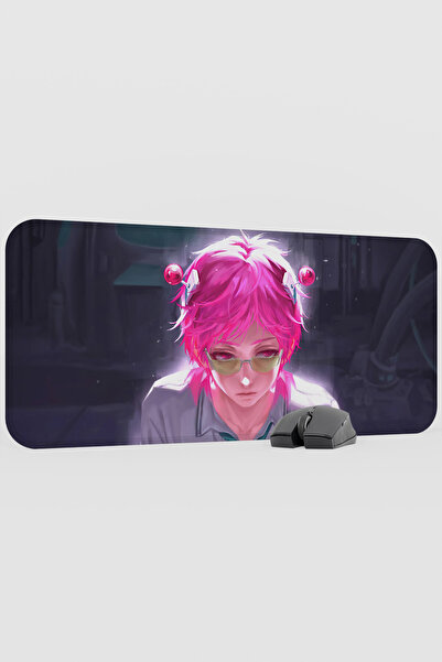 mousepad bastir Saiki Kusuo Anime V3 - 70X30 XL Gaming Rubber Non-Slip Base M...
