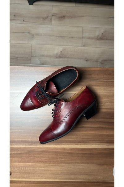 öztürkshoes أحذية فيرز سيجنتشر - أحذية كعب بيضاوي للنساء من كوين