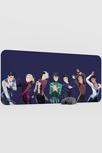 mousepad bastir Yuri on Ice Anime V1 - 90X40 XXL Gaming Rubber Non-Slip Base ...