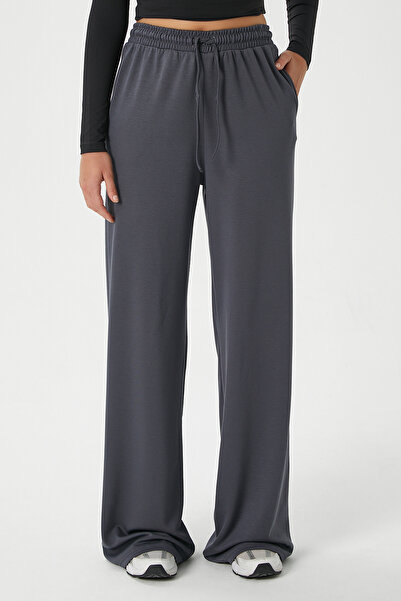 Ritnice Women's Modal Select Wide Leg Anthracite Sweatpants