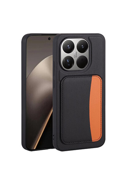 m.tk moveteck Mi 15t Case with Camera Protection, Card Holder, Wallet, Colorful Keys, Leather Design, Silicone