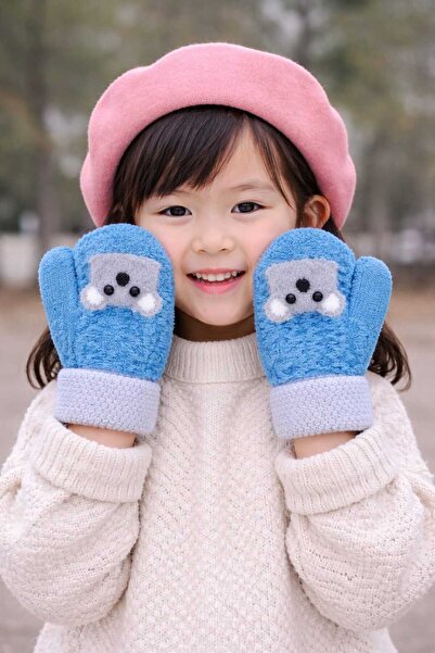 gigigiyim Koala Desenli Tek Parmak Unisex Çocuk Eldiven