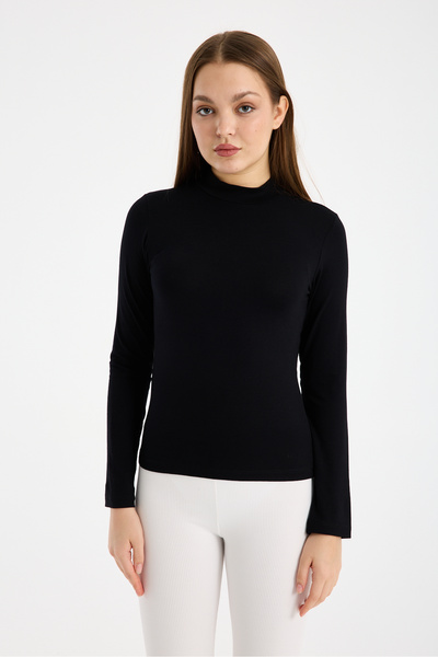 KLC Fashion Women's Half Turtleneck Basic Body