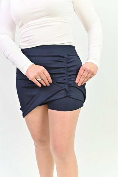 Schlange Țesătură elastică pentru femei, cu șnur în față cu fantă Elegant fus...