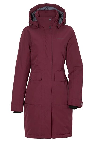 Didriksons Geaca de dama, Emilia Wns Parka 2, rezistenta la apa/vant, marimea 36EU, culoare rosu