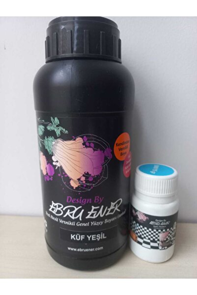 Ebru Ener Yeni Nesil Vernikli Genel Yüzey Boyası (Anka) 500 gr. ve Katkı Madd...