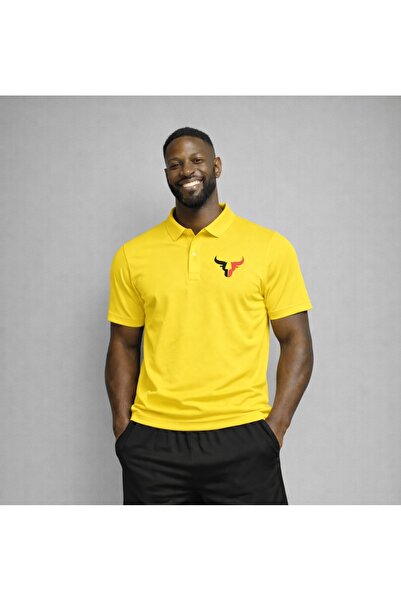 NOFLEN Tricou cu guler polo cu imprimeu Taur pentru bărbați