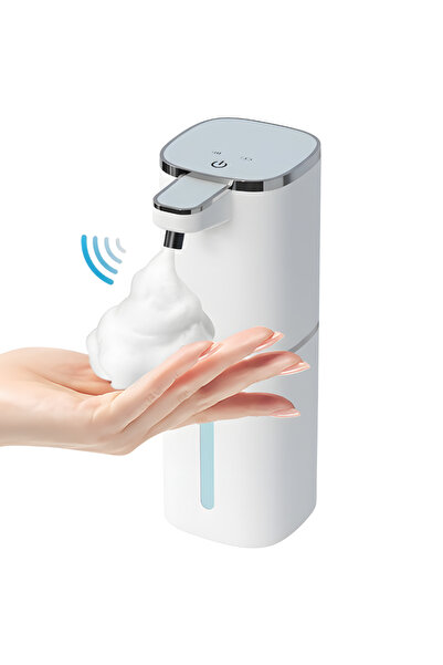 ELMOSMART Automatic Foam Soap Dispenser ELMOSMART® P20, 400ml, Touch, Sensor, 4 Levels, Bathroom, Kitchen, White