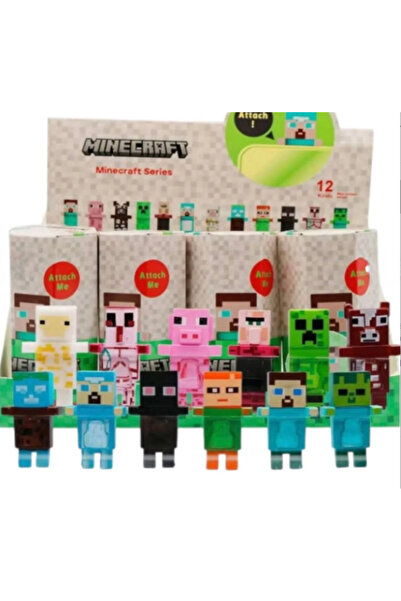 BalonKasaba Minecraft Sonny Angel Hippers Minecraft Series Yapışkanlı Mini Figür