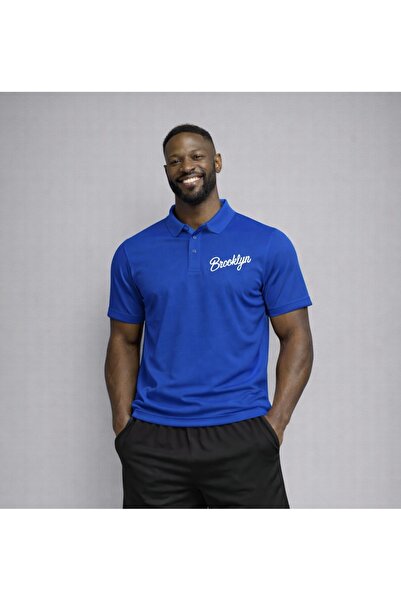 NOFLEN Men's Elyazı Brooklyn Printed Polo Neck T-Shirt