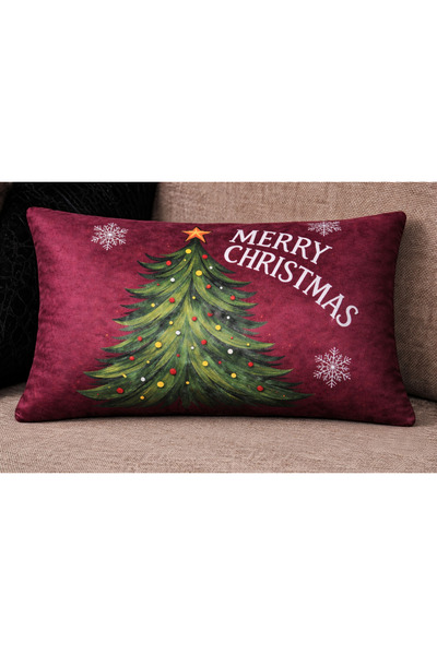 ÖZDAĞ HOME CONCEPT 30X50 Velvet Christmas Throw Pillow Cover |   Double-Sided...