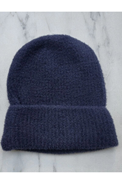 BLACK MODBLACK Unisex Full Fit Thin Bearded Knitwear Beanie - Navy Blue
