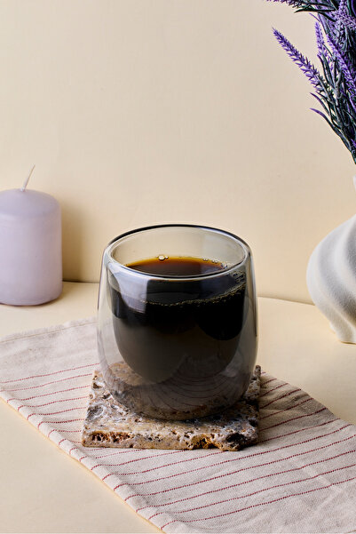 Perotti Smoked Double Wall Glass 300 ml