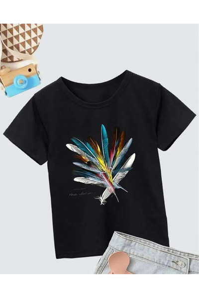 BLACK MODBLACK TRIOC IMPRIMAT PENTRU FATA - NEGRU