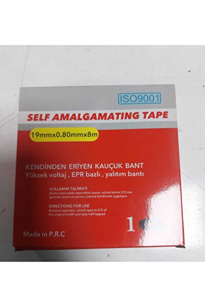 KAUÇUK BANT KENDİNDEN ERİYEN KAUÇUK BANT 19MM X 0.80MM X 8M
