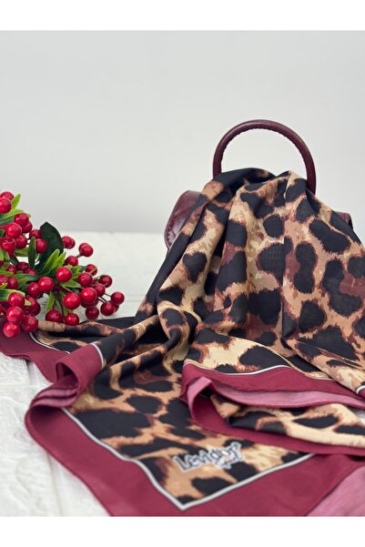 SMF Levidor Leopar desenli soft pamuk şal