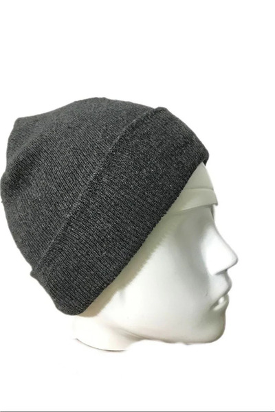 BLACK MODBLACK Winter Full Fit Children's Knitwear Beanie - Anthracite