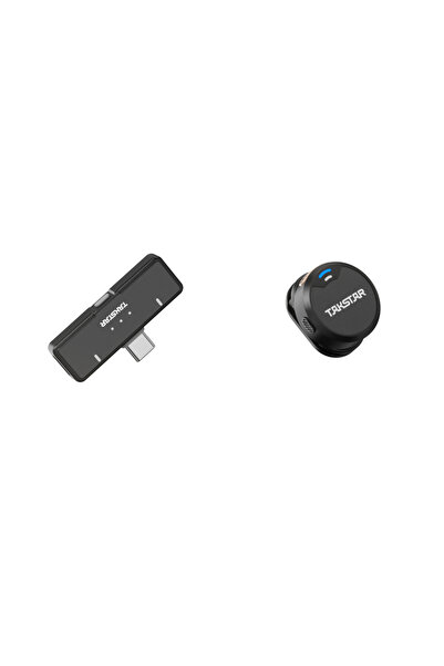 TakStar V2 Kablosuz 2.4Ghz Yaka Mikrofonu ios & Android Uyumlu