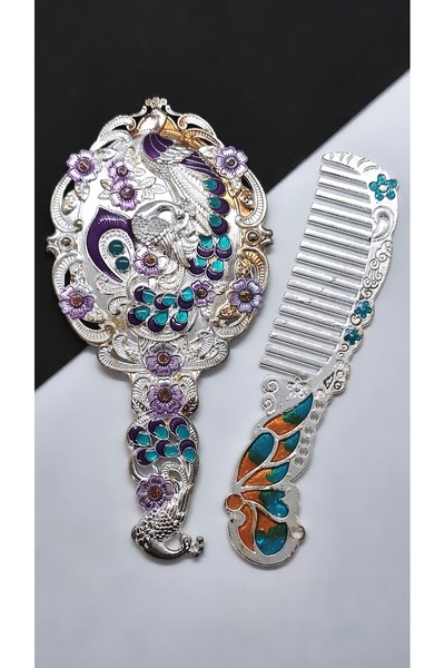 Serenity Özel Kutulu Hediyelik Otantik Ayna Takımı09