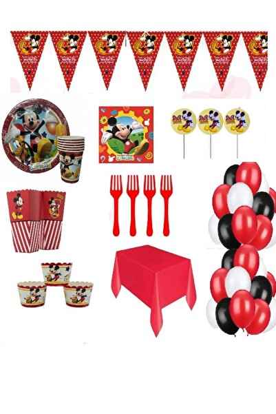 CAVAŞ sun hat Red Black Yellow Colorful Character Mickey Mouse 8-Person Birth...