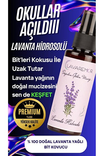 Genel Markalar Lavaremor Doğal Lavanta Yağlı Hidrosol Sprey 100 ml Bakım Serumu