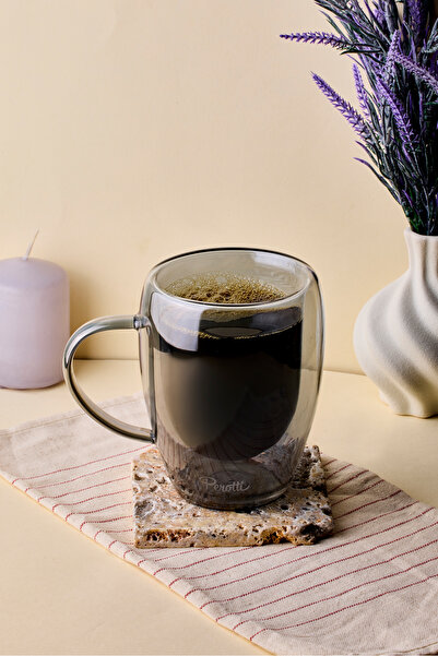 Perotti Smoked Double Wall Mug 350 ml