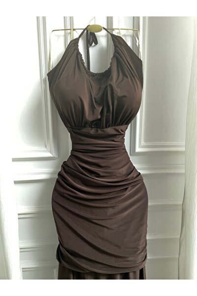 LUMY The attractive chocolate dress