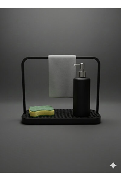 Teknovagroup Kitchen Sponge Holder and Cloth Hanger Organizer – Countertop Or...