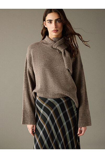 LC Waikiki Quality Pieces from Çelebi Store Shawl Roba Women's Knitwear Sweater