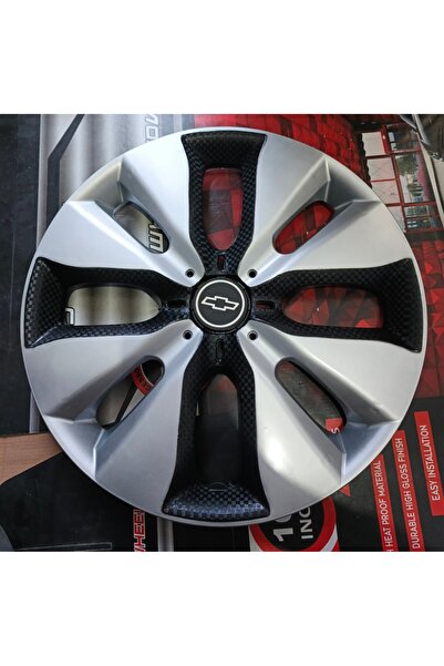 Universal Chevrolet Aveo/Lacetti/Epica/Cruze Uyumlu 15 inç Çift Renk Jant Kap...