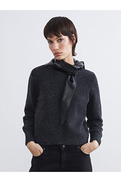 LC Waikiki Rmz Gi̇yi̇m Farkiyla Zero Roba Collar Women's Knitwear Sweater