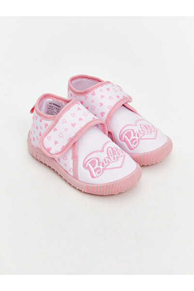 LC Waikiki Lcw Stepspink Barbie Embroidered Baby Girl Slippers