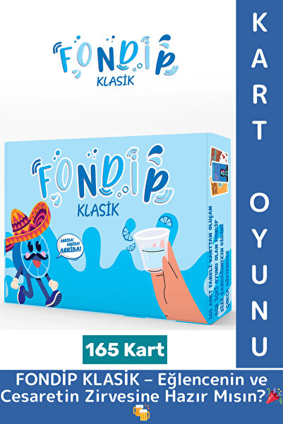 Wintoup لعبة شوت كحولية ممتعة للزوجين والأصدقاء، فونديب كلاسيك - 165 بطاقة