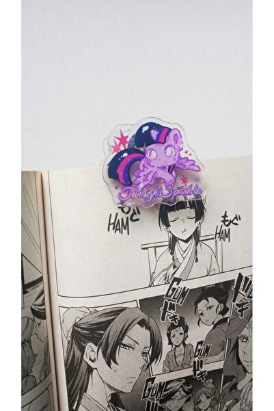 Atölye Moonlit My Little Pony Twilight Sparkle Akrilik Kitap Ayracı Ataş Not ...