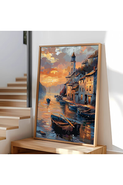 alphobitasarım Ceasurile de aur ale portului - Aspect texturat de pictură în ...