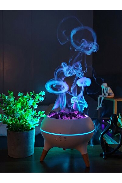Saatistan 6 Renkli LED Işıklı Hava Nemlendirici ve Aromaterapi Difüzörü