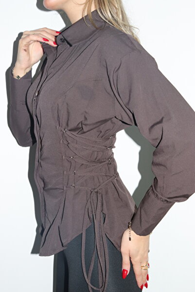 AÈC PRIVÈ Aec Prive Women's Elegant Shirt That Makes Your Waist Look Slim