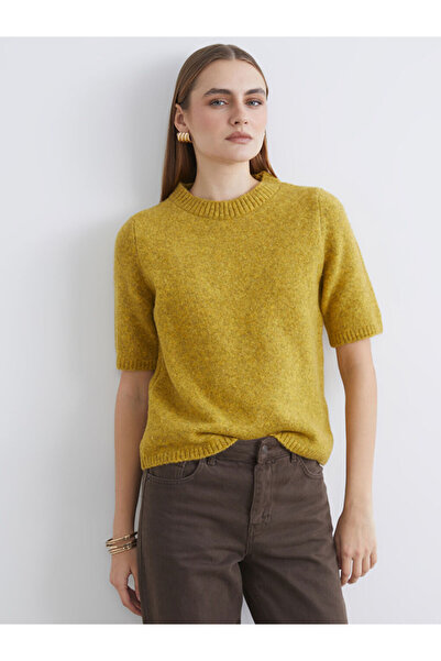 LC Waikiki Green Regular Fit Women's Knitwear Sweater