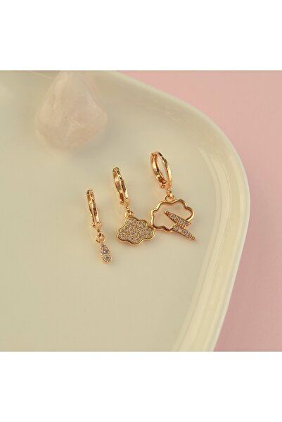 Heppii Cloud Themed 3-Piece Earring Set