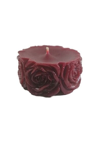 Lavandiere Lumânare parfumată decorativă, roșie, 5 cm