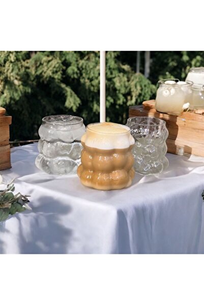 MUTFAKÇIM Üzüm Cam Meşrubat Bardağı Seti – Modern Tasarım, Şık Sunum (3’lü)