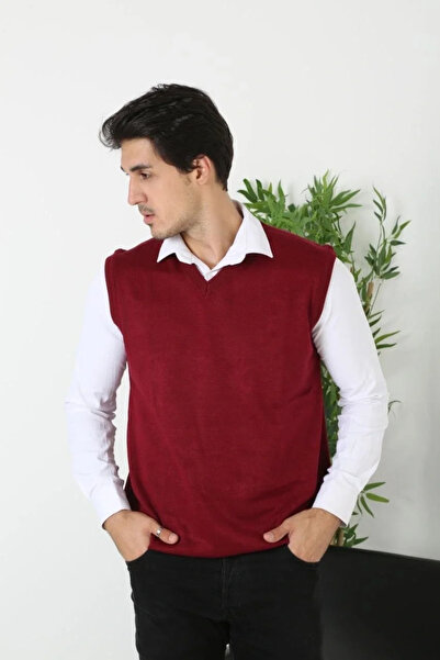 BLACK MODBLACK Men's V-Neck Sleeveless Sweater Knitwear Pullover Soft Texture...