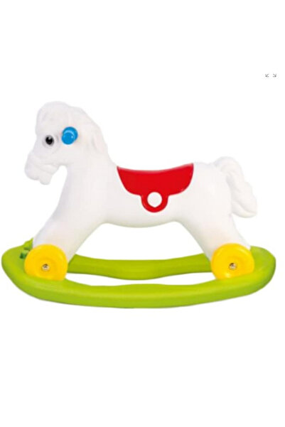 TUARSHOP Calut balansoar Dolu din plastic cu rotile