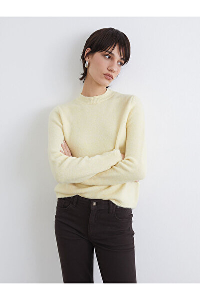 LC Waikiki Rmz Gi̇yi̇m Farkiyla Zero Roba Collar Women's Knitwear Sweater