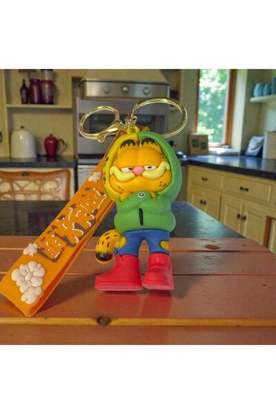ÇERÇİ MELEK Garfield Costume Keychain & Bag Charm
