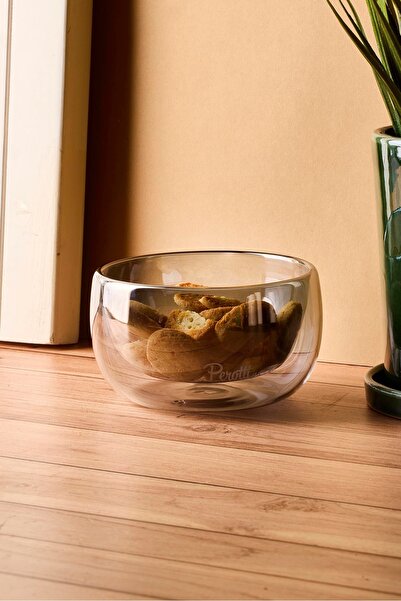 Perotti Cidar Smoked Double-Walled Multi-Purpose Ergonomic Bowl 300 ml