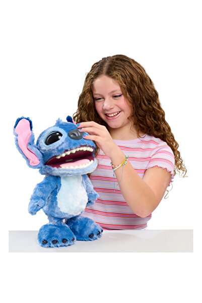 TOYFEST دمية ستيتش الصوتية الفاخرة تجذب الانتباه بعيونها المتحركة ورأسها وجسم...