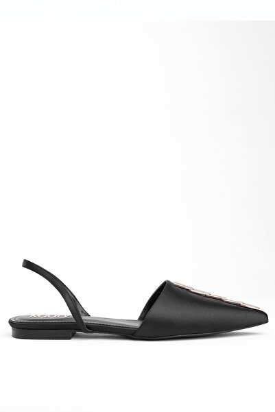 MARY Leopard Patterned Pointed Toe Low Heel Slingback Ballerinas