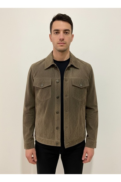 PAOLO FRAMINCO PF-127 GERÇEK KUZU DERİSİ SÜED CEKET